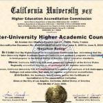 PROGRAME DU DIPLÔME PROFESSIONNEL – IUHAC – California University FCE